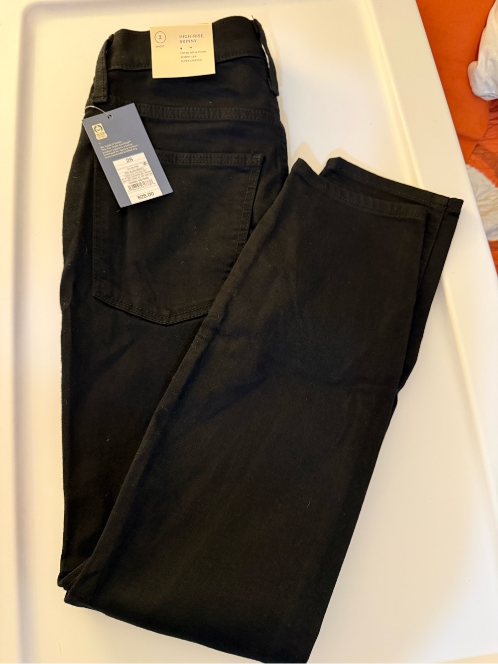 High-Rise Skinny women’s Jeans - Black - Picture 3 of 4